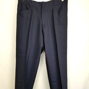 Daniel Andresen OMSK Belgium Mens Navy Blue All Seasons Wool Casual Pants Small